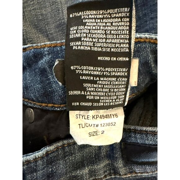 Kut From The Kloth Catherine Boyfriend Blue Denim Jeans Size 2 - Picture 5 of 10
